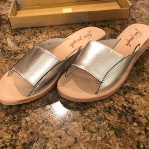 Free People Day Bird Metallic Sandals
